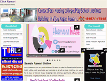 Tablet Screenshot of clickrewari.com